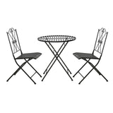 Oliveira Outdoor Dining Set V231-MIS-70-BLACK