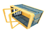 Collapsible Baskets with Handles PP Waterproof Collapsible Storage Crates for Home Kitchen Bedroom V1294-YM0703-3117230068512