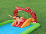 190L Jurassic Splash Water Play Centre, Bright Dinosaur Theme with Slide V196-53160