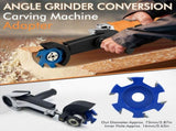Angle Grinder to Carving Tool Adapter with Wood Carving Disc for Woodworking Grooving Sculpting V1341-ZY-2RJ9EJAG-M14