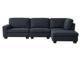 Artiss Modular Sofa Chaise Set 4-seater Dark Grey SBED-C-EP05-DA-GY-ABCE