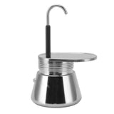 Moka Pot Stainless Steel Italian Type DIY Large Capacity Light Weight Portable Coffee Maker V1294-YM0716-3118220122911