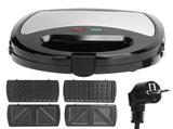 750W 3in1 Breakfast Machine DoubleSided Heating Sandwich Maker Electric Waffle Maker V1294-YM0901-3113210008411