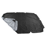 Outdoor Swing Canopy Waterproof Porch Top Cover Replacement UV Proof for Patio Yard Chair Black V1294-YM0718-3111220247515