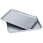 SOGA 2X Aluminium Oven Baking Pan Cooking Tray for Baker Gastronorm 60*40*5cm GASTRONORMPLATE6040X2