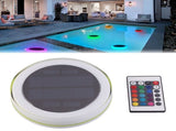 Solar RGB Decoration Lamp LED Pond Swimming Pool Floating Fountain Light with Remote Control V1294-YM0722-JYB01577