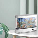 Fake Aquarium Decorative Lamp Artificial Tropical Fish Tank Motion Night Light Virtual Moving V1369-AZ3-W-16415
