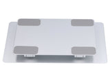 Laptop Stand Collapsible Aluminium Alloy Computer Riser Stand Silver Notebook Support Cooling Holder V1294-YM0714-3113210243211