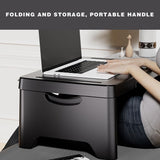 Portable Folding Table, Multifunctional Computer Desk, Easy Setup & Storage, Ideal for Bed Dorm V1192-AZ-W-24630