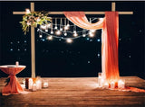Heavy Duty Square Wedding Arch Wooden Backdrop Stand Balloon Floral Arch Frame V767-HQ-XJ122-V2