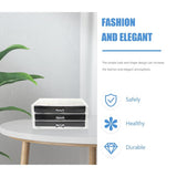 Black Acrylic Multi Layer Jewelry Storage Box for Home with Lint Material and Elegant Design V1366-AZ2-W-13857