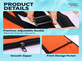 Long Dragon Boat Paddle Bag with Adjustable Shoulder Strap, Waterproof 420D Oxford Paddle Carry Case V1341-ZY-TPPBPDCE-BLACK