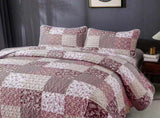Pink Boho Floralia Patchwork Coverlet Bedspread Set V745-AC090357K3U
