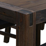 Dining Table 180cm Medium Size with Solid Acacia Wooden Base in Chocolate Colour V43-DT-NOW-CH-M