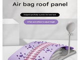 Purple Adjustable Lumbar Stretcher with Airbag - PP TPR Magnetic Surface, 53-120mm Height Range, V888-ELOSUNG56228-1