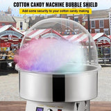 Candy Bubble Shield 20.5 Inch Clear Plastic Cotton Candy Cover for Commercial Candy Maker V952-MHTJGZ00000000001V0