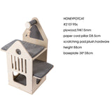 HONEYPOTCAT Cosy Cat Villa - 87.5cm V390-210195S