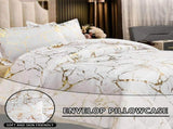 White Golden Nordic Atelier Quilt / Doona / Duvet Cover set V745-AQ043194K3