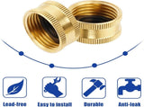 Brass Garden Hose Splitter Brass Garden Hose End Caps V1258-DP02-C-189