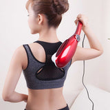 SOGA 6 Heads Portable Handheld Massager Soothing Stimulate Blood Flow Shoulder Red MASSAGER833ARED