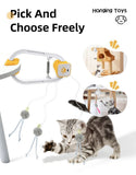 Interactive Cat Toy Electric Cat Teaser Remote Control Cat Toy Door Clip Cat V1107-139-30480