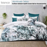 Bianca Sherbrooke White Cotton Sateen Quilt Cover Set King V442-BCA-QUILTCS-SHERBROOKE-WHITE-KI