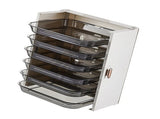 Kitchen Side Dishes Punch Free Foldable PET 6 Layers Wall Mounted Organization Rack Cooking Plates V1294-YM0512-3118220256611