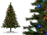 Christabelle 2.3m 7.5ft Lakeland Pine Christmas Tree Pre Lit Multi Function LED Artificial Indo 112_HZLP75