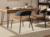 Levede 2x PU Leather Dining Chairs Kitchen Lounge CH1151-PU-2-BR