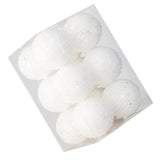 12pcs Xmas Ball Ornament Creative Lightweight Foam Xmas Tree Decorative Ball for Wedding Home V1294-YM0901-3115240094411