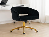 Velvet Home Office Chair- Black V226-SW8848BK