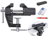 Golf Grip Kit for Regripping Clubs, Portable Table Vise Rubber Clamp for Grip Removal Tool V1192-AZ-W-0332