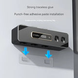 Smart UV Sterilizer Toothbrush Holder USB Charging ABS Material Hot Air Dry No-Drill Wall Mounted V1232-YSJ-UV-002