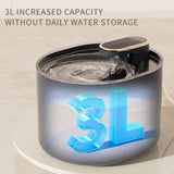 Automatic Cat Water Fountain USB Water Feeder Bowl with 6 Filter Cartridges, Ore White, Regular V1188-MS-611-005