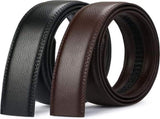 2 pieces Men's Belt Leather Belt Adjustable Gift Men Shortenable Gift Man Cow Leather V1188-NK-BOL-1