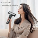 Cordless Rechargeable Hair Dryer - 120,000 RPM High-Speed Motor, 15600mAh Battery, Hot & Cold V888-ELOSUNG29340