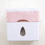Tissue Box,Storage Box, Napkin Wall-Mounted Bathroom Tissue Dispenser Tissue Box V1366-AZ2-W-05621