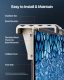VEVOR Oval Pool Liner 18x33ft Unibead Style Pool Liner 52in Wall Height V952-YCNCOVAL1833VY8CCV0