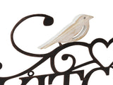 Laser Cut Kitchen w Lovebirds Wall Art 47cm V637-06970KTN