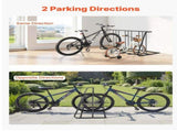 Bike Rack, Fits Tire Width 3 Inch/76.2 mm, Carbon Steel Double-Sided Grid Bike Rack Stand, V952-JYZXCTFJHSHJKX23S001V0