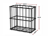 Everfit Ball Storage Rack Elastic Rope Ball Rack Wall Mounted & Floor Organizer BSR-A-MOUNT-RET
