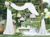 Wedding Arch Chiffon Fabric Drapery Wedding Drapery Arch Decoration Wedding Decor V1294-YM0512-221102YF34-1