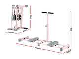 Everfit Foldable Ski Exercise Machine Leg Thigh Trainer Home Fitness Cardio Pink XFEL-FIT-LEG-STL-97-FLD-PK