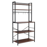 Versatile 5 Tier Kitchen Storage Shelf Stylish and Functional Bakers Rack V767-JJ-ZZ639-V1