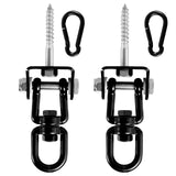 Swing Hangers 2 Pack Heavy Duty 1000 lb Capacity Stainless Steel 360 Swivel Hooks for Playground and V1189-LC-RY-00223