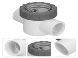 PVC Check Valve Swimming Pool Transparent NonReturn Valve Replacement Accessories V1294-YM0901-3111210206211