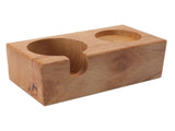Wooden Coffee Protafilter Stand Holder Coffee Tamper Holder Stand Tamping Station Burlywood V1294-YM0717-3118220188412