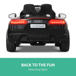 Kids Ride On Car Audi R8 Licensed Sports Electric Toy Cars Black RCAR-R8-S-BK