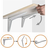 2 pcs Folding Wall, Shelfs Metal Folding Shelfs Garage Support Folding V1188-MS-227-0161