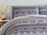 Whimsical Winter Frosty Elegant 3 Pc Comforter & Pillow Cover Set V745-MAB010758AJ3